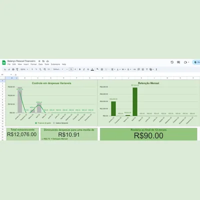 Capa de Planilha Pessoal de Controle Financeiro