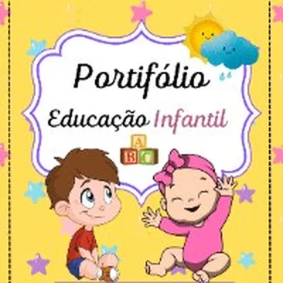 Capa de Portfólio Educação Infantil