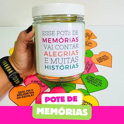 Capa de Pote de Memórias