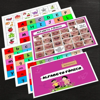 Capa de Prancha Alfabeto Fônico