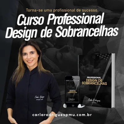 Capa de Curso Design de Sobrancelhas: Professional Design de Sobrancelhas