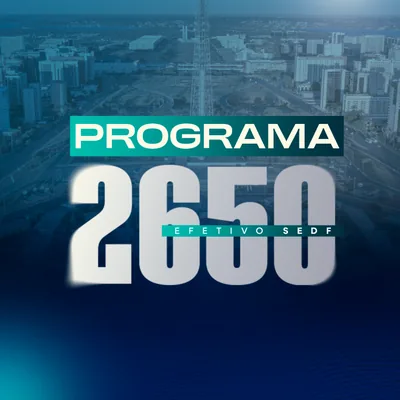 Capa de Programa 2650: Professor Efetivo SEDF 2026