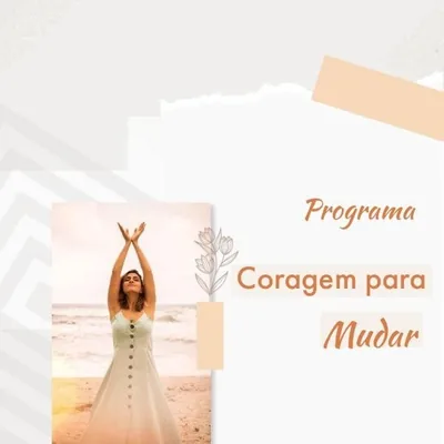 Capa de Programa Coragem para Mudar