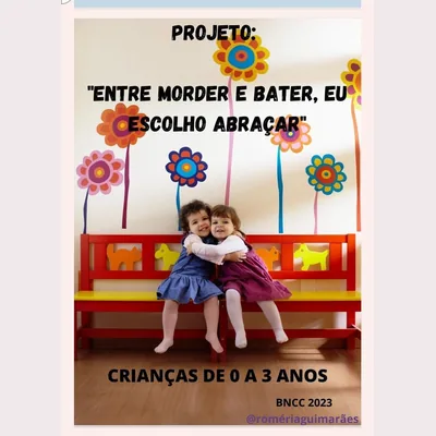 Capa de Projeto: Entre Morder e Bater, Eu Escolho Abraçar
