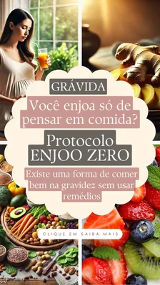 Capa de Protocolo Enjoo Zero: Náuseas na Gestação