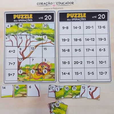 Capa de Puzzle das Operações