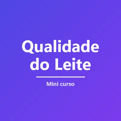 Capa de Qualidade do Leite (mini curso)