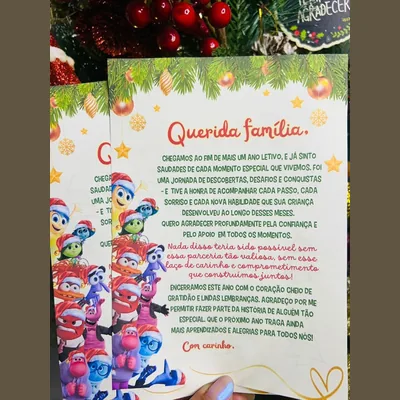 Capa de Recado de Despedida: Família