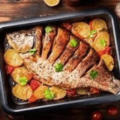 Capa de Receitas e Dicas de Peixes: Pescado, Saúde e Nutrição