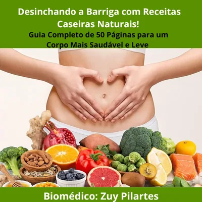 Capa de Receitas Naturais Anti-inflamatórias