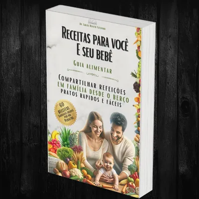 Capa de Receitas para Você e Seu Bebê