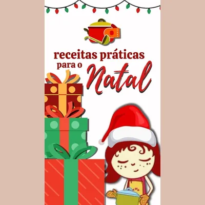 Capa de Receitas Práticas para o Natal
