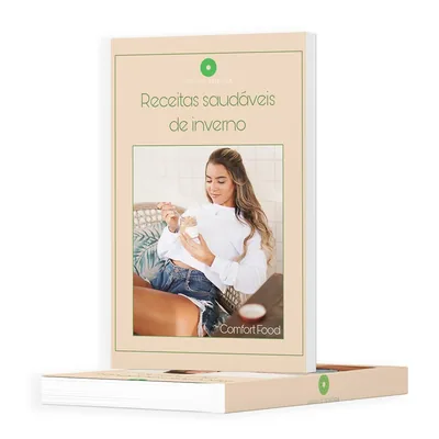 Capa de Receitas Saudáveis de Inverno