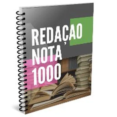 Capa de Redação Nota 1000 para Enem e Vestibular