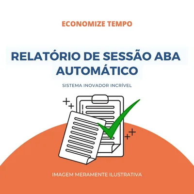 Capa de Relatório de Sessão ABA Automático
