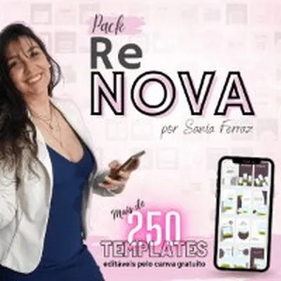 Capa de Renova: Pack de Templates para Canva