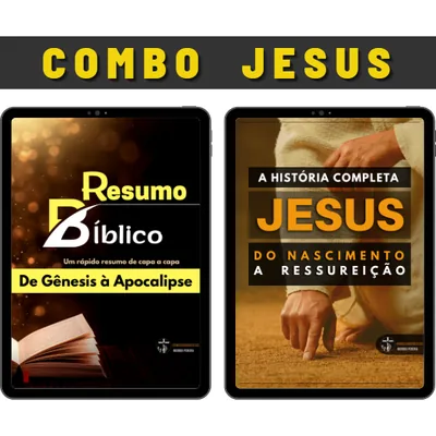 Capa de Resumo Bíblico + Jesus: História Completa