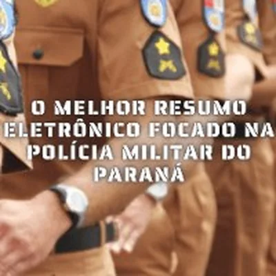 Capa de Resumo Eletrônico PM-PR Soldado