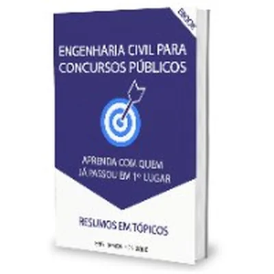 Capa de Resumos de Engenharia Civil para Concursos Públicos