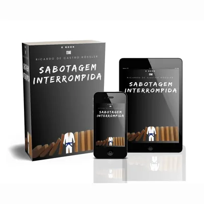 Capa de Sabotagem Interrompida: livro sobre jiu-jitsu e superação