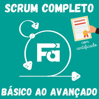 Capa de Scrum Completo do Básico ao Avançado