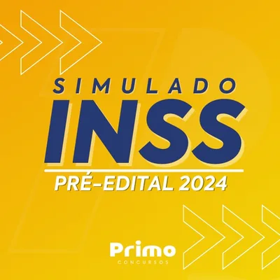 Capa de Simulado para o INSS 2023 Pré-Edital