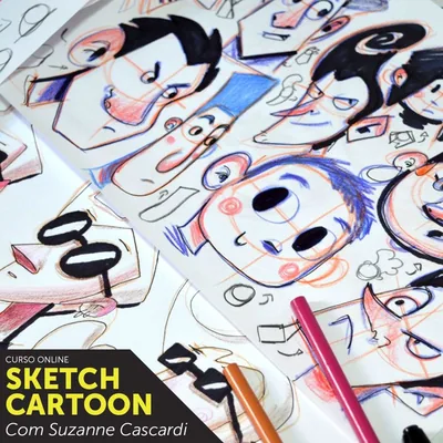 Capa de Sketch Cartoon