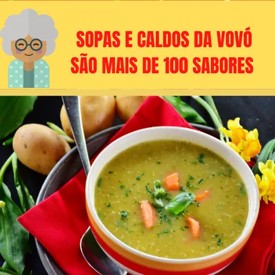 Capa de Sopas e Caldos da Vovó