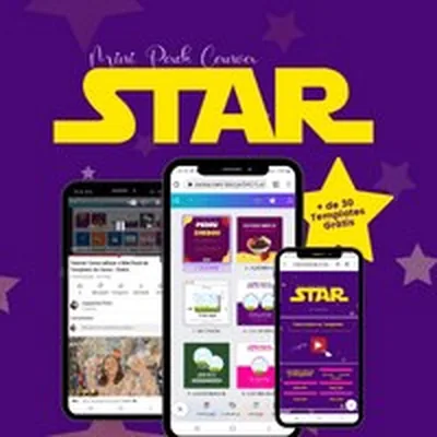 Capa de STAR: Mini Pack Canva