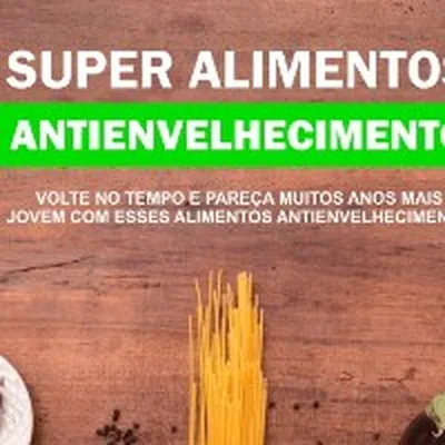 Capa de Super Alimento Antienvelhecimento