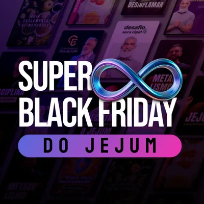 Capa de Super Black Friday da Comunidade do Jejum