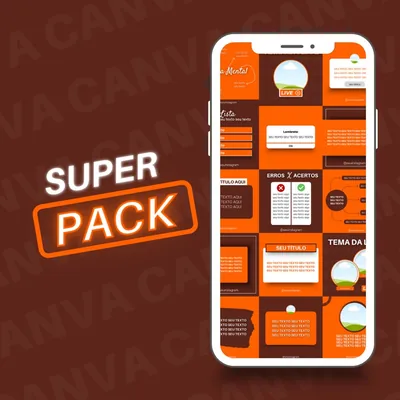 Capa de Super Pack Espanhol: Templates para Instagram