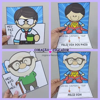 Capa de Super Pai: Lembrancinhas para o Dia dos Pais