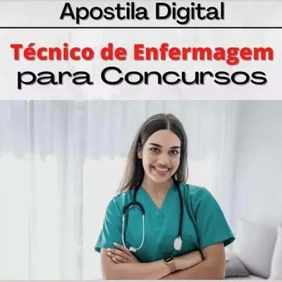 Capa de Técnico de Enfermagem para Concurso
