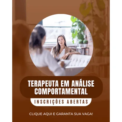 Capa de Terapeuta em Análise Comportamental