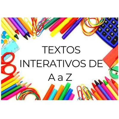 Capa de Textos Interativos de A a Z