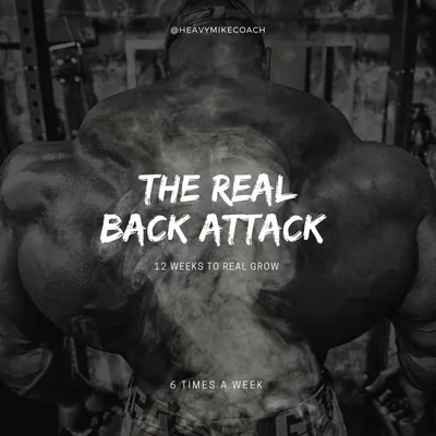 Capa de The Real Back Attack: 12 Semanas