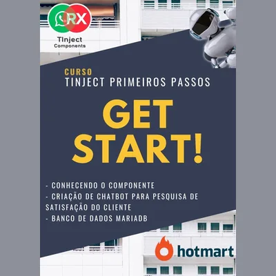 Capa de Tinject: Primeiros Passos e Chatbot de WhatsApp para Pesquisa de Satisfação