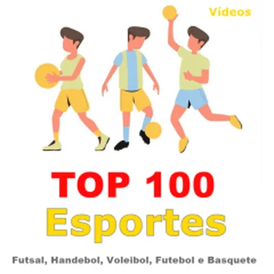 Capa de TOP 100 Esportes: 100 Atividades em Vídeo