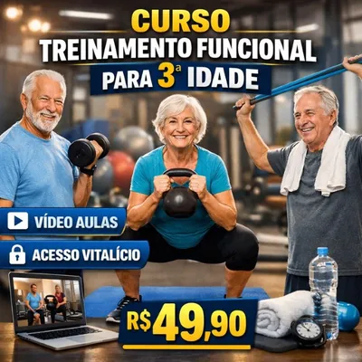 Capa de Treinamento Funcional para 3ª Idade 2.0