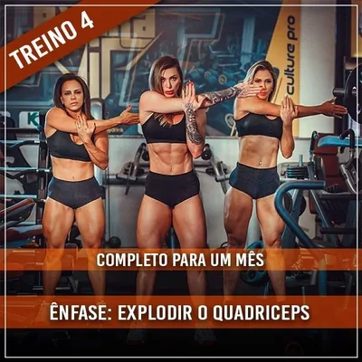 Capa de Treino 4 Completo: Explodindo os Quadríceps