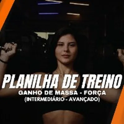 Capa de Treino Academia + Treino Casa: Hipertrofia (Intermediário/Avançado)