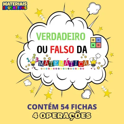Capa de Verdadeiro ou Falso da Matemática