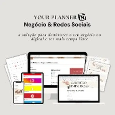 Capa de YOUR Planner: Negócio e Redes Sociais